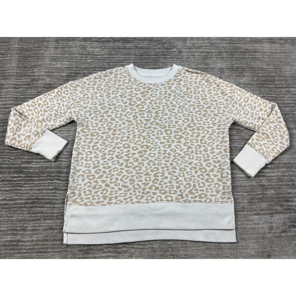 Time and Tru Sweater Medium 8-10 Multicolor Longsleeve Animal Print‎